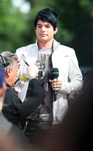 Latest appearance of Adam Lambert at CBS The Early Show in New York City on May 26th 2009 3