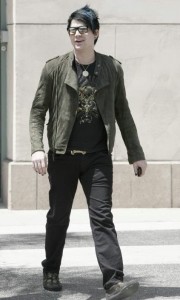 Adam Lambert spotted shopping for clothes at Barneys in New York City on May 14th 2009 9