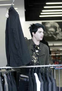 Adam Lambert spotted shopping for clothes at Barneys in New York City on May 14th 2009 3