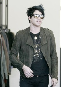 Adam Lambert spotted shopping for clothes at Barneys in New York City on May 14th 2009 2