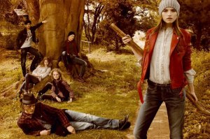 Jesus Luz modeling for Pepe Jeans 2009 Fall Winter campaign 2