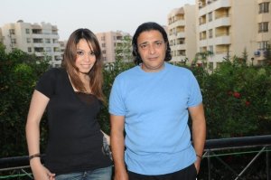 Aya Abdul Raoof from Egypt with singer hamid al shaeri 6