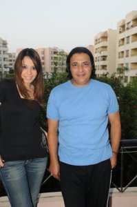 Aya Abdul Raoof from Egypt with singer hamid al shaeri 7