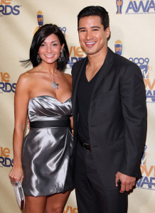 Mario Lopez and Courtney Laine Mazza arrive at the 18th Annual MTV Movie Awards on May 31st 2009