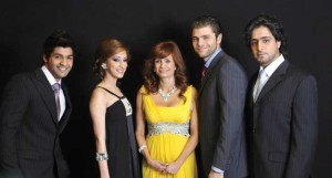 picture of madam rola saad and the four finalists