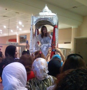 Basma Bousiel arrives at the airport in Marroco 5