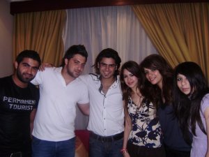 Diala Ouda with Khawla Bin Imran Adnan and Mostafa