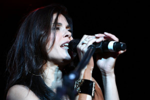 Teri Hatcher performs at the 2nd Annual Band From TV Night held at Cal State Fullerton Titan Stadium on July 26th 2008 in Fullerton  California 3