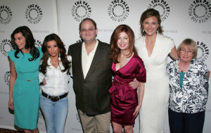 Teri Hatcher with Eva Longoria Parker Marc Cherry  Dana Delany Brenda Strong and Kathryn Joosten at the Desperate Housewives event at PaleyFest09 at ArcLight Cinemas on April 18th 2009 in Hollywood