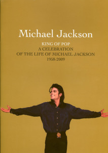 Michael Jackson Memorial Service Program booklet cover