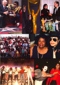 Michael Jackson Memorial Service Program various pictures of his life