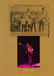 Michael Jackson Memorial Service Program from inside the booklet