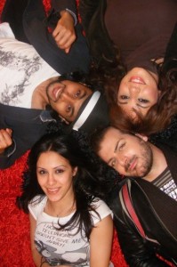 Raqiah and her husband Mohamad with their star academy friends Shahinaz and Hani from Egypt photo