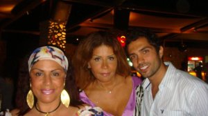 Mohamad Bash at Laras party which was held days ago at her place in July 2009 with some of the guests