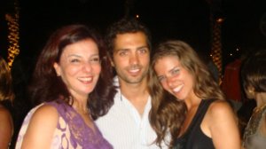 Lara Scandar and Mohamad Bash at Laras party held on July 16th 2009 in Cairo picture