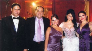 Haifa Wehbe picture from her wedding to Abu Hashima the newly wed couple