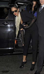 Rihanna at Cipriani restaurant and Shoreditch House for an afterparty for Inglourious Basterds on July 24th 2009 3