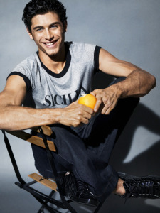 Jesus Luz latest picture from the GQ Italian Magazine Issue of July 2009 smiling