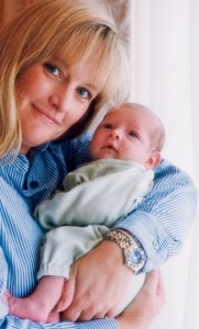 baby picture of Prince Michael Jackson and his mother