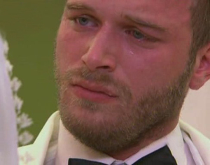 Kivanc Tatlitug pictures from Menekse ile Halil Mirna o Khalil crying scene when he knew that his lover is getting married 4