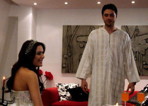 Cyrine Abdel Nour and Ahmed Ezz pictures from the drama series Al Adham 3