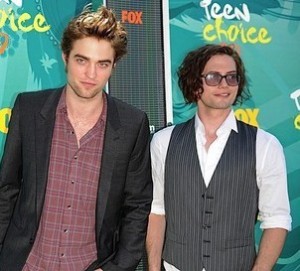 Jackson Rathbone and Robert Pattinson picture at the 2009 Teen Choice Awards held at the Gibson Amphitheatre on August 9th, 2009 in Universal City, California