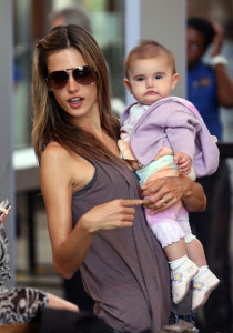 Alessandra Ambrosio seen with her daughter Anja Louise at LAX airport on June 2nd 2009 4