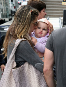 Alessandra Ambrosio seen with her daughter Anja Louise at LAX airport on June 2nd 2009 1