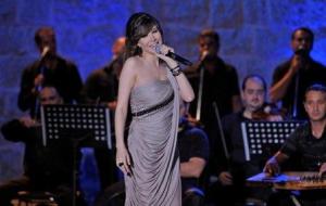 Nancy Ajram at Zouk Mikael International Festival in Lebanon August 2009 7