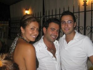 Amal Bouchoucha photo at her birthday with her family in August 2009 7