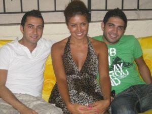 Amal Bouchoucha photo at her birthday with her family in August 2009 4