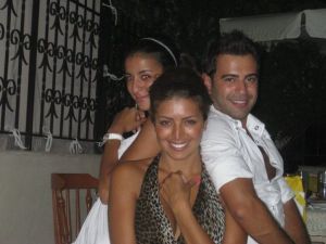 Amal Bouchoucha photo at her birthday with her family in August 2009 3