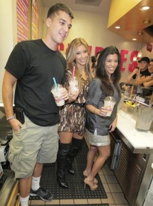 kim kardashian picture at Millions of Milkshakes with Rob and Kourtney on August 30th 2009 6