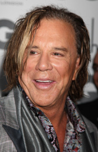 Mickey Rourke arrives at the red carpet of 2009 GQ Men Of The Year Awards on September 8th, 2009