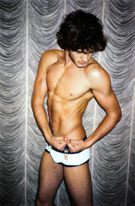 Marlon Teixeira photo shoot for Sergio K menswear campaign of fall and winter of 2009 naked chest pic