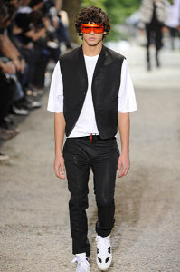 Marlon Teixeira at a fashion show of Spring and Summer collection in Paris 2009 2