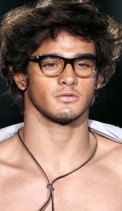 Marlon Teixeira on the runway at the DSquared fashion show of the spring summer 2010 collection in Milan 3