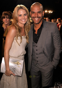 Jennifer Morrison and Shemar Moore at the 15th Annual Screen Actors Guild Awards held at the Shrine Auditorium on January 25th 2009 in Los Angeles California 1