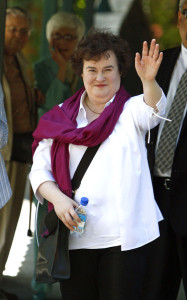 Susan Boyle pictures as she arrives at the Hotel Be Air yesterday on September 12th 2009 1