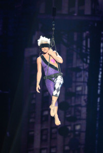 Pink performs at the 2009 MTV Video Music Awards at Radio City Music Hall on September 13, 2009 in New York City