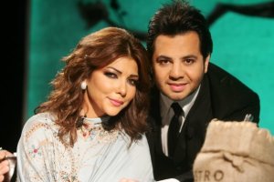 Nishan picture in Il Maestro with singer Asala Nasri 3