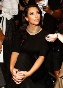 Kim Kardashian picture at the Badgley Mischka Spring 2010 Fashion Show on September 15th 2009 9