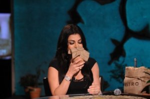 Haifa Wehbe photo during the live talk show Il Maesto on LBC lebanon TV channel on September 17th 2009 4