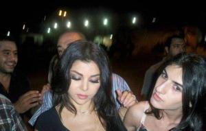 Haifa Wehbe arrives at Adma LBC building for Il Maestro talk show on September 17th 2009 in Ramadan 7