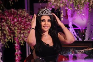 Haifa Wehbe photo during the live talk show Il Maesto on LBC lebanon TV channel on September 17th 2009 5