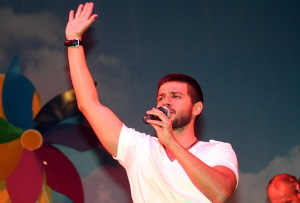 Bashar Ghazawi photo on stage at a Concert during the Amman Summer Festival Activities in Amman Jordan in August 2009 4