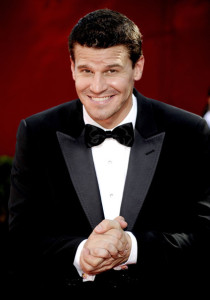 David Boreanaz arrives at the 61st Primetime Emmy Awards held at the Nokia Theatre on September 20th 2009 in Los Angeles