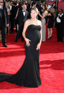 Heidi Klum arrives at the 61st Primetime Emmy Awards held at the Nokia Theatre on September 20th 2009 in Los Angeles