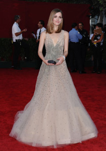 Rose Byrne arrives at the 61st Primetime Emmy Awards held at the Nokia Theatre on September 20th 2009 in Los Angeles