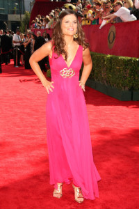 Kristin Dos Santos arrives at the 61st Primetime Emmy Awards held at the Nokia Theatre on September 20th 2009 in Los Angeles